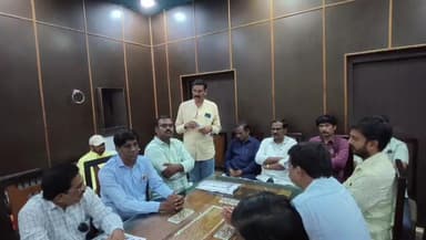 ಮಾನ್ವಿ: ಪತ್ರಕರ್ತ ಸಂಘದ ಚುನಾವಣಾ ಪ್ರಚಾರ ಕಾರ್ಯ