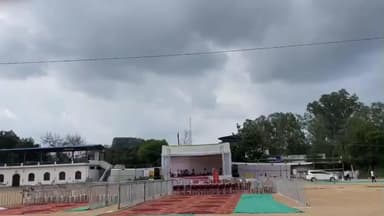 कांकेर: नरहरदेव खेल मैदान में राज्योत्सव की तैयारी पूरी हुई