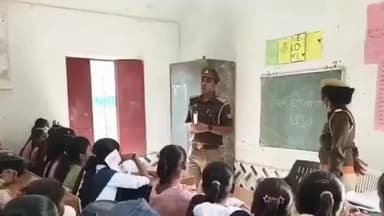 तिलहर: निगोही पुलिस ने स्कूलों और सार्वजनिक स्थलों पर चलाया जन जागरूकता अभियान