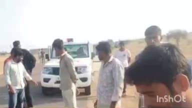 जैसलमेर: बोगनियाई गांव में निजी कंपनी के गेट के सामने बोलोरो गाड़ी ने बाइक को मारी टक्कर, एक की मौत, एक घायल