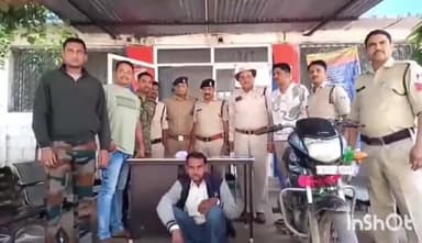 बैराड़: बैराड़ थाना प्रभारी सुरेश शर्मा ने ₹10.5 लाख की स्मैक के साथ एक आरोपी को बाइक सहित पकड़ा, मामला दर्ज