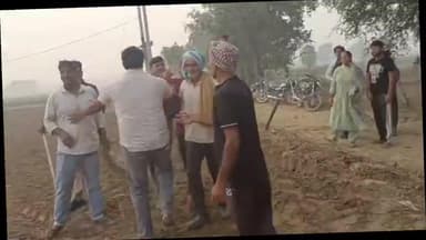 महावन: गांव कारव में खेत की मेड को लेकर दो पक्षों में खूनी संघर्ष, पुलिस के सामने पिता-पुत्र पर हमला, पिता गंभीर