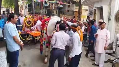 राशमि: राशमी में तुलसी-शालिग्राम विवाह संपन्न, बैंड-बाजे के साथ निकली बारात, श्रद्धालुओं ने किया स्वागत