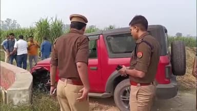 मुज़फ्फरनगर: पीनना बाईपास पर फिल्मी अंदाज में मुठभेड़, थार गाड़ी में फरार बदमाशों ने पुलिस से की भिड़ंत, राजा चौधरी और असजद घायल