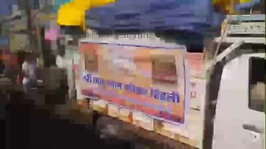 आठनेर: हिडली से खाटू श्याम बाबा दरबार के लिए श्रद्धालुओं का जत्था पालकी रथ लेकर रवाना हुआ