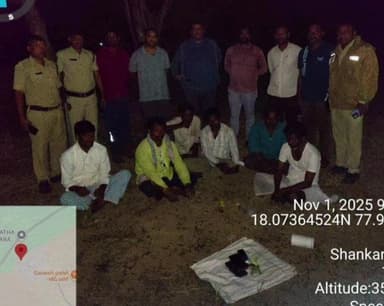 శంకరంపేట ఏ: వీరోజిపల్లిలో ఆరుగురు జూదగాళ్లు అరెస్టు 17709 నగదు స్వాదీనం
టాస్కఫొర్స్ సి ఐ రాజశేఖర్ రెడ్డి