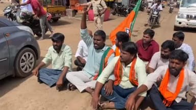 ఆందోల్: భారత ఆర్మీపై అనుచిత వ్యాఖ్యలు చేసినCM రేవంత్ రెడ్డి క్షమాపణ చెప్పాలి: రాయికోడ్ లో బిజెపి నాయకుల నిరసన