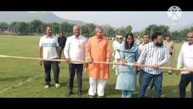 महेंद्रगढ़: महेंद्रगढ़ विधानसभा के बलाना गांव स्थित आरपीएस कॉलेज में सांसद खेल महोत्सव का आयोजन