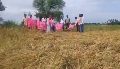 తుంగతుర్తి: వర్షాలకు నష్టపోయిన రైతులకు నష్టపరిహారం అందించాలి: బండరామారంలో బీఆర్ఎస్ మండల అధ్యక్షుడు సీతయ్య