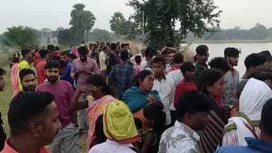 गिद्धौर: लोटार डैम में युवक डूबा, ग्रामीणों की उमड़ी भीड़