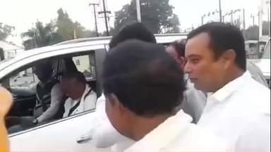 रायसेन: सांची में कांग्रेसियों ने पूर्व मुख्यमंत्री दिग्विजय सिंह और पूर्व प्रदेश अध्यक्ष अरुण यादव का किया भव्य स्वागत