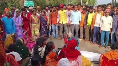 टाटीझरिया: बाबा बालक नाथ मंदिर के पास सड़क हादसे में युवक की मौत, NH-522 पर 4 घंटे तक जाम, मुआवजे की मांग