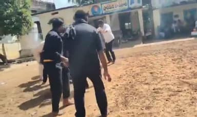 మునగాల: నరసింహపురం గ్రామంలో కబడ్డీ పోటీలను ప్రారంభించిన మునగాలేస్తే ప్రవీణ్ కుమార్