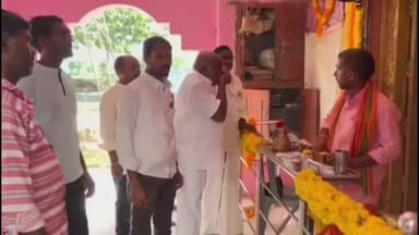 అదిలాబాద్ అర్బన్: ఆధ్యాత్మిక మార్గం ద్వారా మానసిక ప్రశాంతత : మాజీ మంత్రి జోగు రామన్న