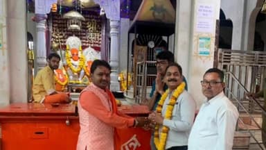 मनोहरथाना: कामखेड़ा बालाजी के वास्तुकार व आध्यात्मिक सलाहकार राजशेखर चावला ने किए दर्शन