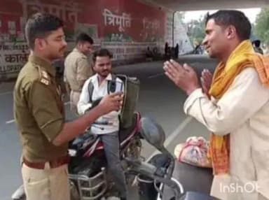 टांडा: जैतपुर में यातायात अभियान के तहत बिना हेलमेट और सीट-बेल्ट वाले लोगों पर की गई कार्रवाई, दर्जनों वाहनों का हुआ चालान