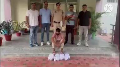 तोशाम: तोशाम-खनक रोड पर पुलिस ने एक आरोपी को अवैध हथियार के साथ किया गिरफ्तार