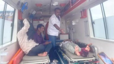 કામરેજ: પાલી ગામે એક્સપ્રેસ વે પર અકસ્માતની ઘટના બની,પાંચ ને ઇજાઓ થઈ.