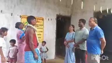 बालेंगा में प्रधानमंत्री आवास गृह प्रवेश कार्यक्रम का आयोजन, हितग्राही ने पूजा अर्चना कर किया गृह प्रवेश