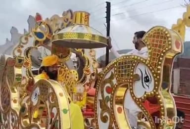 पाटन: प्रज्ञा धाम में 7 नवंबर तक विराट राज सूर्य यज्ञ, कटंगी और आसपास के श्रद्धालु होंगे शामिल, निकाली शोभायात्रा