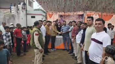 राहतगढ़: सरदार बल्लभ भाई पटेल स्टेडियम में खेले गए क्रिकेट मैच में पुलिस इलेवन ने कमेटी इलेवन को 5 विकेट से हराया