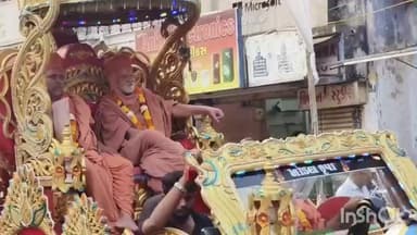 ધ્રાંગધ્રા: જેગડવા ખાતે સ્વામિનારાયણ આશ્રમેં મૂર્તિ પ્રતિષ્ઠા મહોત્સવને લઈને શહેરમાં ઠાકોરજીની નગરયાત્રા આયોજન કરાયું