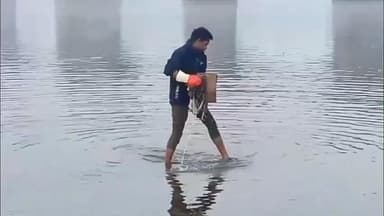 बड़वाह: बड़वाह में नर्मदा तट पर स्वच्छता अभियान, मां नर्मदा की पवित्रता जीवन के लिए ज़रूरी