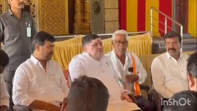 చిగురుమామిడి: ముఖ్యమంత్రి పర్యటన సందర్భంగా చిగురుమామిడి కాంగ్రెస్ పార్టీ ముఖ్య నేతల సమావేశంలో పాల్గొన్న మంత్రి పొన్నం ప్రభాకర్.