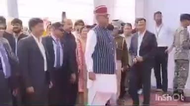 कपासन: सिक्किम के राज्यपाल ओम माथुर कपासन पहुंचे, विवाह समारोह में शामिल हुए, मंत्री और विधायकों ने किया स्वागत