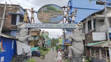 পাথরপ্রতিমা: পাথরপ্রতিমা ব্লকের রামগঙ্গা গ্রাম পঞ্চায়েতে ১৩৮০ মিটার ঢালাই রাস্তার কাজের শুভ সূচনা করেন পাথরপ্রতিমার বিধায়ক