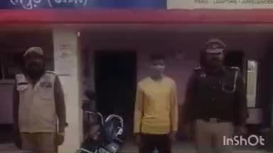 गढ़मुक्तेश्वर: गांव सलारपुर नहर पटरी से पुलिस ने चेकिंग के दौरान एक वाहन चोर को गिरफ्तार किया, चोरी की एक स्प्लेंडर बाइक बरामद