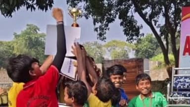 जरीडीह: जैनामोड़ में रणविजय मेमोरियल संस्कार पब्लिक स्कूल की टीम ने इंटर स्कूल खो-खो चैंपियनशिप जीती