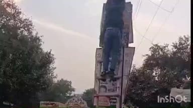 जसराना: पचोखरा में दो स्थानों पर पुलिस ने लगवाए सीसीटीवी कैमरे