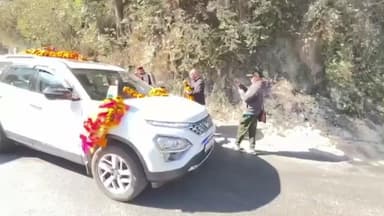 कंडाघाट: कंडाघाट में कांग्रेस प्रदेश अध्यक्ष विनय कुमार का भव्य स्वागत किया गया