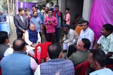 सरायरंजन: जल संसाधन मंत्री विजय कुमार चौधरी सराय रंजन पहुंचे, कई कार्यक्रमों में भाग लिया