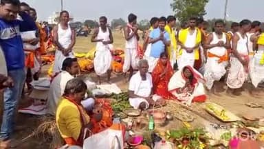 नाला: कालाझरिया गांव में घटवाल समाज द्वारा सामूहिक सूर्याहू पूजा धूमधाम से संपन्न