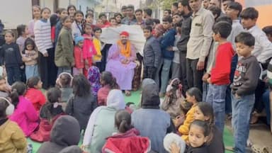 बड़ी सादड़ी: 206वीं रामधुन का ज्वाला माता मंदिर पर स्वागत किया गया