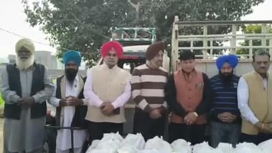 ਜ਼ੀਰਾ: ਪਿੰਡ ਆਲੇ ਵਾਲਾ ਵਿਖੇ ਅਖਿਲ ਅਗਰਵਾਲ ਭਾਰਤੀ ਸੰਮੇਲਨ ਲੁਧਿਆਣਾ ਵੱਲੋਂ 100 ਪਰਿਵਾਰਾਂ ਨੂੰ ਰਾਸ਼ਨ ਕਿੱਟਾਂ ਵੰਡੀਆਂ