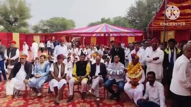 मेड़ता: नाथवाड़ा में प्रभारी मंत्री चौधरी ने सुनी मन की बात कार्यक्रम