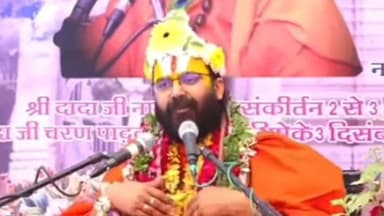 बड़वाह: दादाजी धाम बड़वाह में बड़े दादाजी के 95वें समाधि महोत्सव पर भविष्य पुराण कथा में साधक व साधन का वर्णन