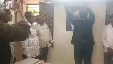 મુળી: દાણાવાડા ગ્રામ પંચાયત ખાતે ડો.બાબા સાહેબની તસવીરની અનાવરણ કરાયું