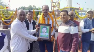 बाघमारा/कतरास: तेतुलमारी में शहीद शक्ति नाथ महतो चौक पर सम्मान समारोह का आयोजन किया गया