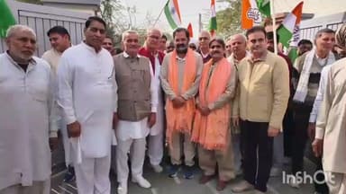 चरखी दादरी: इमलोटा से शुरू होकर चरखी दादरी जिले के विभिन्न गांवों में पहुंची कांग्रेस की सद्भावना यात्रा