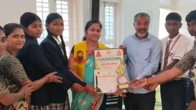 कळमनूरी: कळमनुरी येथील केंब्रिज स्कूल ऑफ स्कॉलर शाळेला हरित शाळा पुरस्कार प्रदान