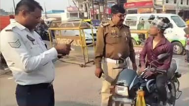 सकलडीहा: यातायात माह में सख्त कार्रवाई, जिले में 272 वाहनों का चालान, ₹299000 का जुर्माना