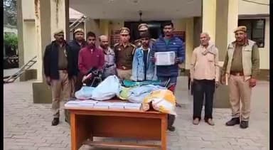 कर्वी: रैपुरा पुलिस ने चोरी की 03 घटनाओं का किया खुलासा, 80 किलो तांबे व असलहे के साथ 1 अंतर्राज्यीय चोर सहित 5 चोर गिरफ्तार