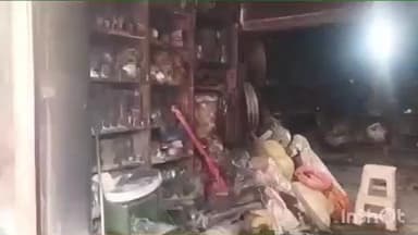 नगरोटा सूरियां: नगरोटा सूरिया में व्यापार मंडल के प्रधान शिवकुमार की दुकान में कल देर रात लगी आग, लाखों रुपए का हुआ नुकसान