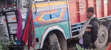 बिरौल: नेउरी गांव में अनियंत्रित ट्रक की टक्कर, युवक की मौत, दंपति गंभीर रूप से घायल