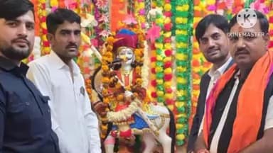 डीडवाना: बरंगना ग्राम में वीर तेजाजी प्राण प्रतिष्ठा के तहत विभिन्न धार्मिक कार्यक्रमों का आयोजन हुआ