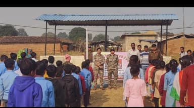 माडा: " मुस्कान विशेष अभियान " के तहत लंघाडोल पुलिस ने चलाया जागरूकता अभियान।